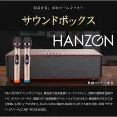 HANZON サウンドボックス カラオケセット 無線マイク2本付 - メルカリ