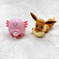 ポケットモンスター　りらくっしょんマスコット2 イーブイ　ラッキー　フィギュア