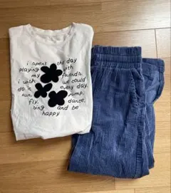 ZARAKIDS コーデュロイパンツと長袖Tシャツ　130cm