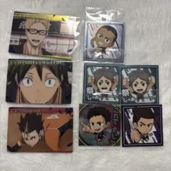 ハイキュー ウエハース にふぉるめーしょん 烏野まとめ売り カード ステッカー