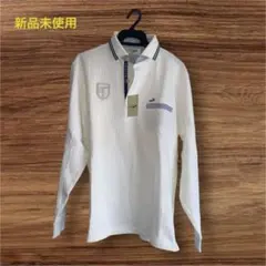 Crocodile ホワイト 長袖ポロシャツ Mサイズ新品