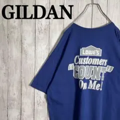 人気】ギルダン 両面ビックプリントTシャツ車ロゴ オーバーサイズ ユニ 