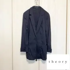 【美品】 theory リネン レーヨン テーラード ジャケットのサムネイル