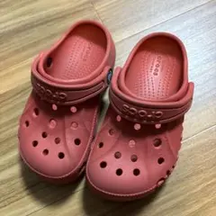 Crocs 赤色 サンダル サイズ11