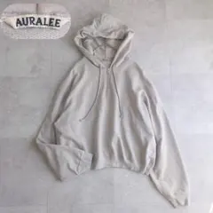 AURALEE ハーフジップ プルオーバーパーカー 20SS グレージュ 0 - メルカリ