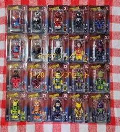 【ベアブリック賞　1〜20コンプセット】スパイダーマン　ハッピーくじ