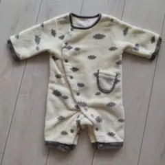 ロンパース モコモコ 50～60 冬