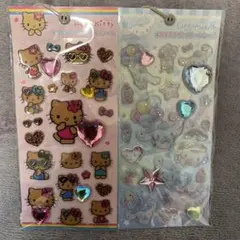 ハローキティ シナモロール キラキララインストーンシール サンリオ