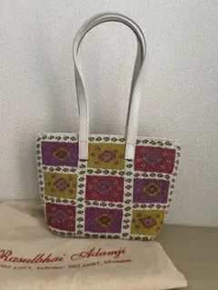 インド製 貴石と精緻な刺繍 ハンドバッグ - メルカリ