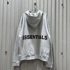 【送料無料】新品未使用タグ付きESSENTIALSエッセンシャルズ ロゴパーカー