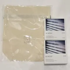 &WOLF セラムリキッド ファンデーション　2点セット　ライトベージュ