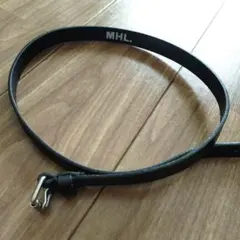 マーガレットハウエル　MHL. ブラックレザーベルト