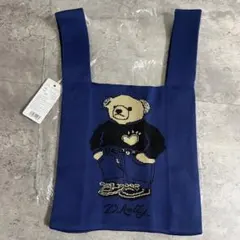 新品　D.KELLY JAPAN ニットバッグ　ラージ