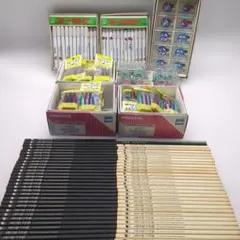 当時物 昭和レトロ ファンシー鉛筆 18点セット デッドストック トンボ 