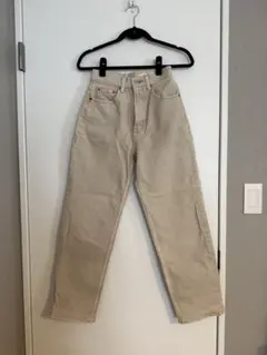 MOUSSY マウジーデニムパンツ ベージュ