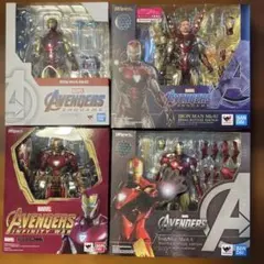 アメコミ フィギュア 4体セット　フィギュアーツ アメコミフィギュアセット 7体 x-men ヴェノム スパイダーマン - メルカリ