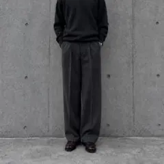 90’s dark Gray Wide Slacks Archive