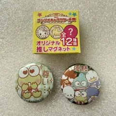 サンリオキャラクター大賞 推しマグネット はぴだんぶい けろっぴ 2個セット