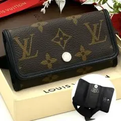 【美品✨】ルイヴィトン モノグラム マカサー ミュルティクレ6 キーケース