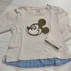 【プティマイン】ミッキー薄手セーター
