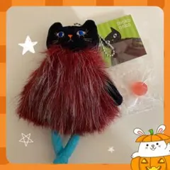 新品⭐️moko neko マスコット 黒猫 カルディ