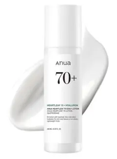 anua HEARTLEAF 70+ HYALURON 乳液 200ml