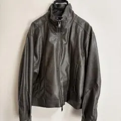 ZARA ダークグレー レザージャケット M