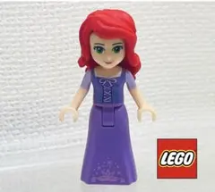 ⭐️レゴ ⭐️ディズニー ⭐️アリエル ⭐️ミニドール フィギュア 人間ドレス姿 紫