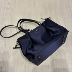 Luria4℃ ネイビー ナイロン ショルダーバッグ