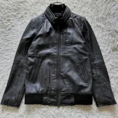 00s y2k archive gimmick zip 羊革ラムレザージャケットのサムネイル