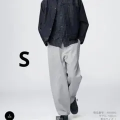 ユニクロcスウェットストレートパンツ グレー