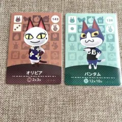 amiiboカード　あつまれどうぶつの森　オリビア　バンダム