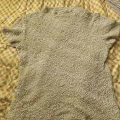 LANCEL 半袖ニット M ベージュ