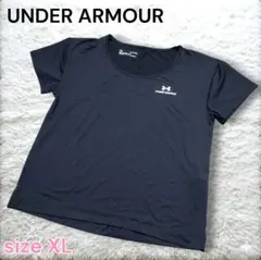 UNDER ARMOUR UAラッシュ ヒートギア 半袖 Tシャツ 黒 XLのサムネイル