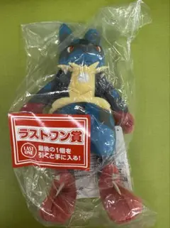 ポケモン 一番くじ ラストワン メガルカリオ ぬいぐるみ 新品未開封 ポケモン一番くじメガシンカ ラストワン メガルカリオぬいぐるみ