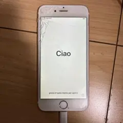 Apple iPhone 6s ローズゴールド 本体 画面割れ - メルカリ