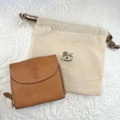 IL BISONTE ウォレット ヌメ革 イルビゾンテ 布袋付き