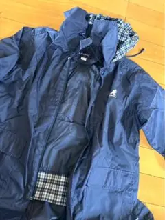 KANGOL ネイビー フード付きレインコート