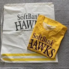 ソフトバンクホークス　鷹の祭典2015 応援ユニフォーム　サイズＬ　巾着袋付きのサムネイル
