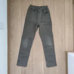GU男女兼用ストレートパンツ　140
