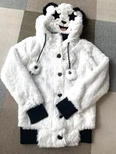 ピンクラテ 150 ROCKIN' BEAR パンダデザインコート XS