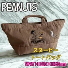 スヌーピー PEANUTS 刺繍 キャンバス トートバッグ 手提げバッグ C
