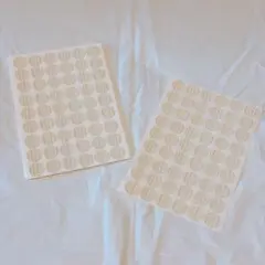 12枚 648個 ねじ穴カバーステッカー 直径21mm PVC