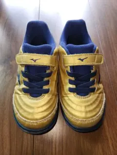 Mizuno サッカーシューズ ゴールド/ネイビー18センチ
