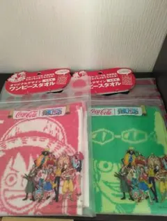 ONE PIECE 1タオル2枚セット　お好きなキャラを2キャラお選びください