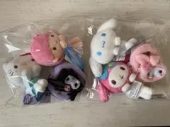 サンリオ ぴょこのるクロミ キティ　ララ　マイメロディミニリュックポーチ