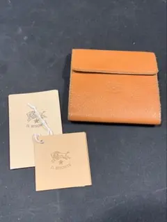 IL BISONTE 2つ折り財布オレンジ