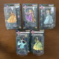 ディズニー クリスマスコレクション フィギュア 5体セット　ベル　ジャスミン