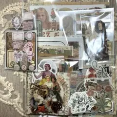 コラージュ素材 ヴィンテージ