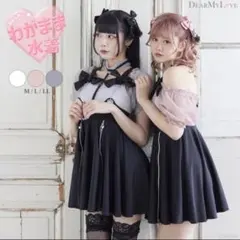 DearMyLove レースアップランジェリー水着 ギンガムブラック - メルカリ